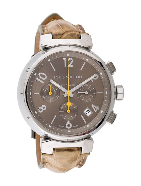 louis vuitton tambour watch band|louis vuitton tambour chronograph watch.